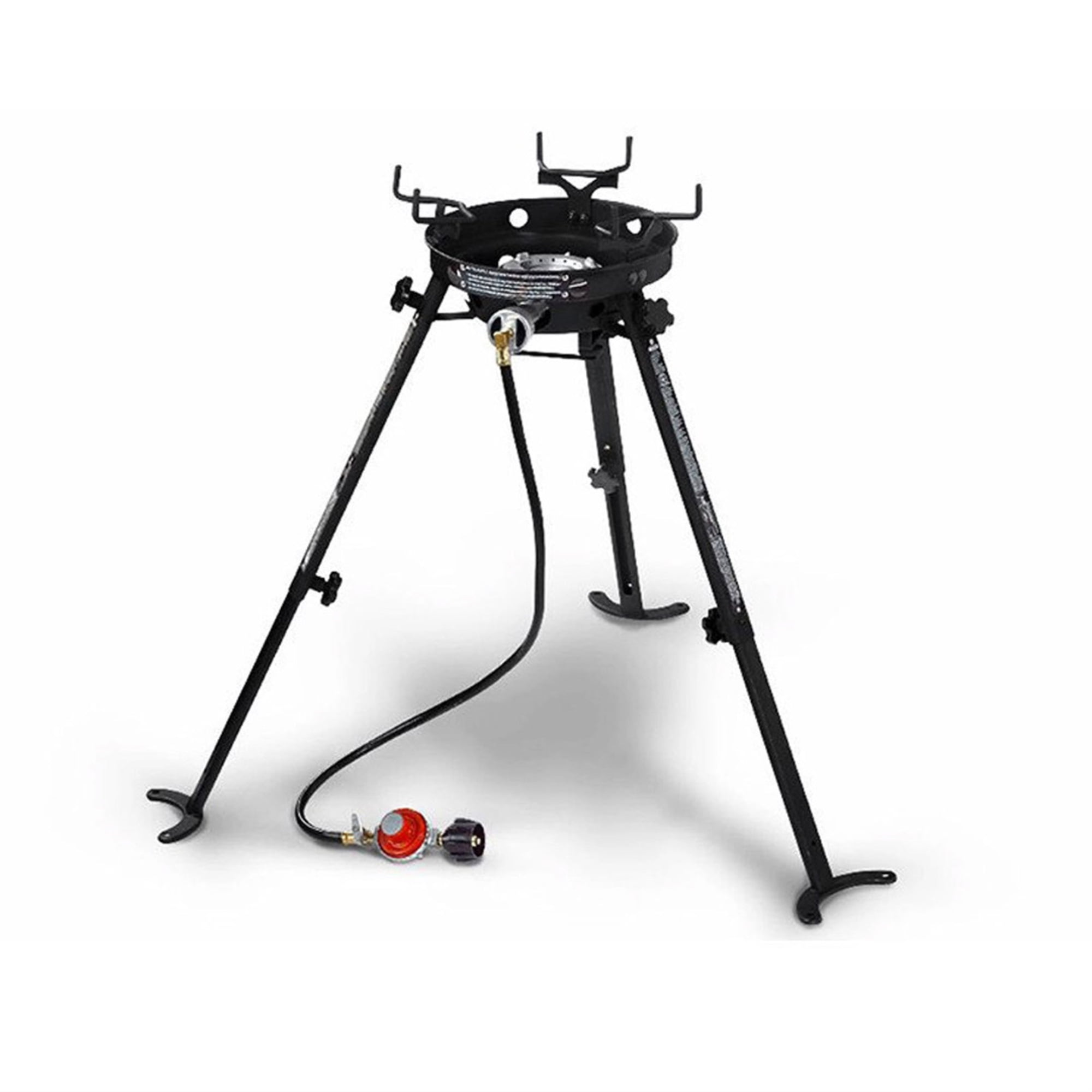 Pack of 3 Eastman Outdoors Portable Kahuna Burner with XL Pot and Wok Brackets with Adjustable and Removable Legs