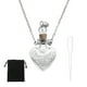 thumbnail image 1 of Collar de frasco Uxcell, colgantes de botella de perfume de vidrio de 29 mm con cadena de acero inoxidable y gotero, 1 of 6