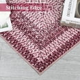 thumbnail image 4 of Aoile 9'x12' Washable Area Rug, Geometric Printed Rugs with Non Slip for Living Room Bedroom Dining Room, Pink, 4 of 10