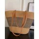 thumbnail image 4 of Zhuge Bolso de mano de paja elegante de verano para mujer, bolso de mano tejido de gran capacidad con asa (07), 4 of 5
