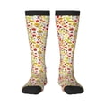 thumbnail image 2 of Lsque Colorful Leaves Printed Crew Socks Men's Women's LightWeight Thin Casual Calf Socks ,Knee High Socks,Cotton Socks, 2 of 9