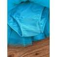 thumbnail image 6 of Lejafay Kids Girls Sequined Ballet Tutu Dress Gymnastics Leotard Dress Blue L, 6 of 7