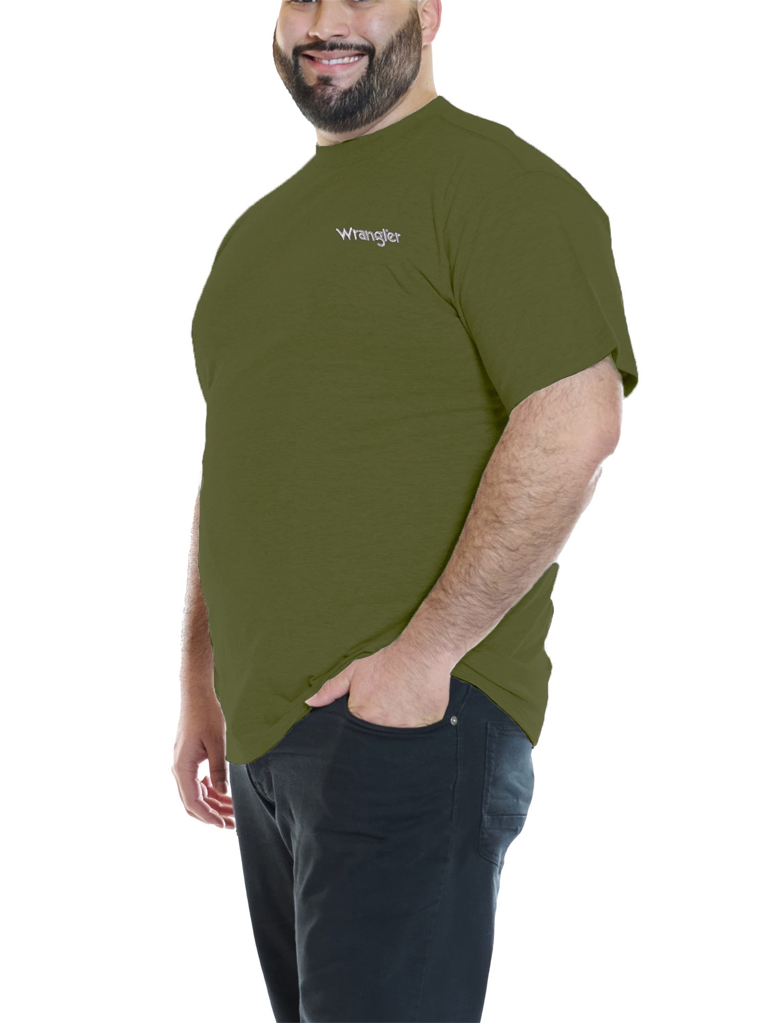 Wrangler Men’s Big and Tall Logo T-Shirt, Sizes 1XL-6XL