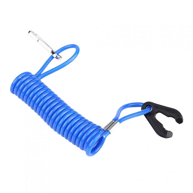 Cordón Para Llave Del Interruptor De Parada Del Motor, 2 Uds., Cordón De Seguridad Para Interruptor De Parada De Emergencia De Encendido De Motor Fueraborda De Plástico ABS Para