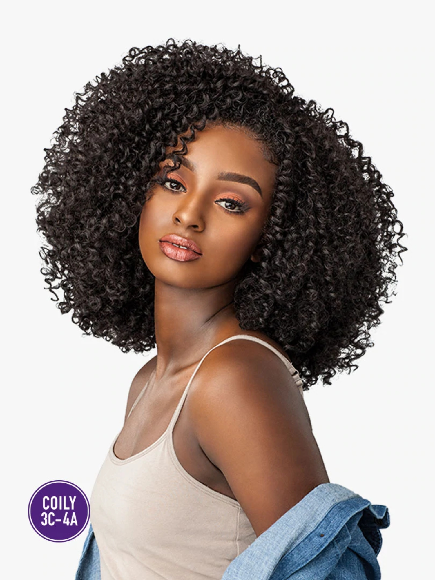 sensationnel curls kinks & co half wig