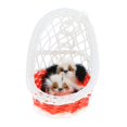 thumbnail image 2 of Modelos de dobles sintética s en canasta colgante para jardín y patio Sunnimix Estatua animal colgante de la cesta, 2 of 7