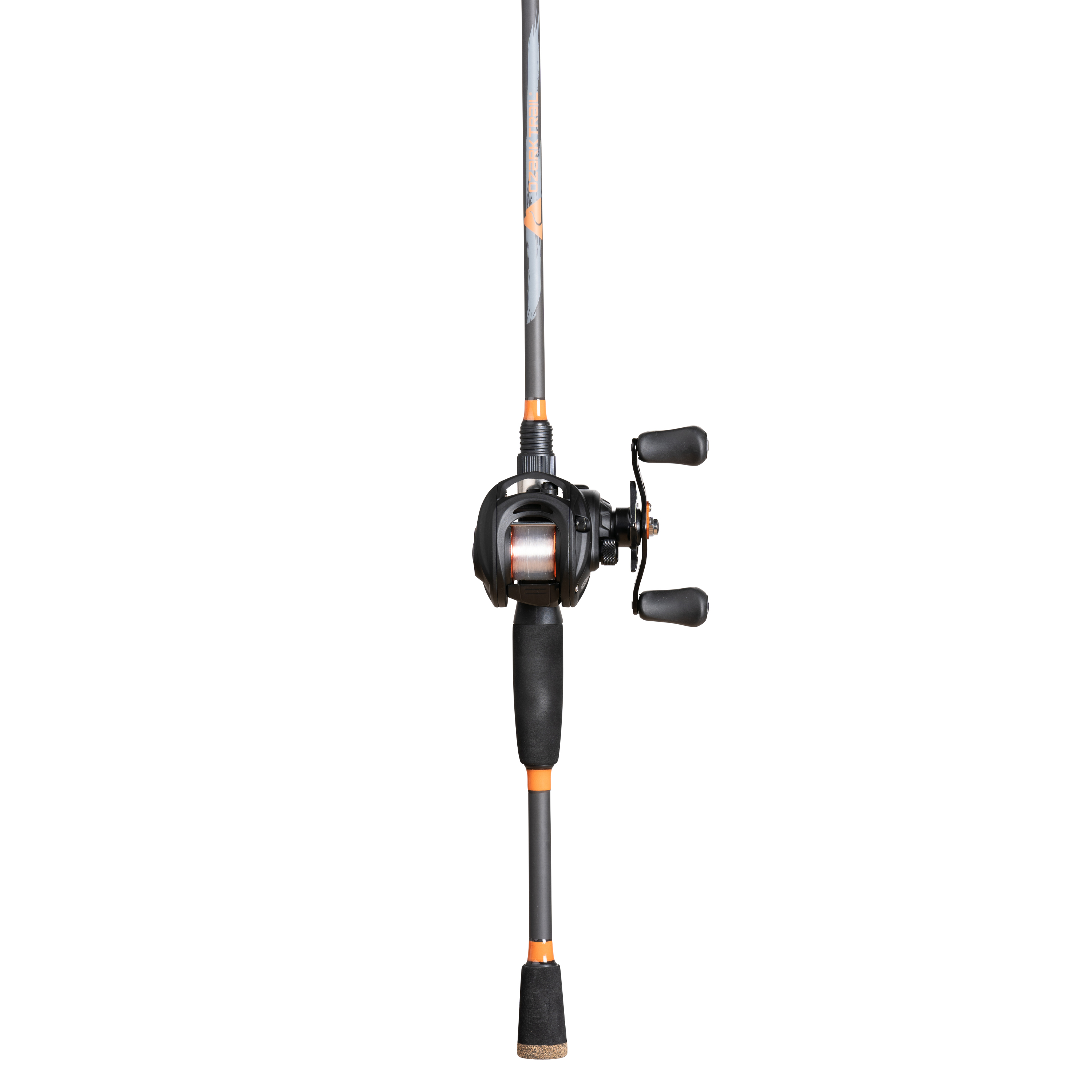 Ozark Trail Baitcast Rod & Reel Fishing Combo, Medium Action, 6.5ft - Black and Orange - image 4 of 7