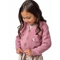 thumbnail image 2 of Modren Moments by Gerber Toddler Girl Embroidered Cardigan Sweater, 12 Months - 5T, 2 of 10