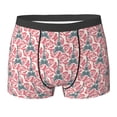 thumbnail image 6 of Men's Boxer Briefs, Eiffel Tower rose Soft Comfy Mens Underwear Boxer Briefs Breathable With Widen Waist, 6 of 7