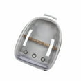 thumbnail image 1 of Bird Carrier Cage Shoulder Bag Pet Parrot Travel Cage Backpack Knapsack Portable Clear Backpack Gray, 1 of 1