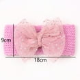 thumbnail image 6 of Baby Girls Headband Chiffon Bow Soft Stretchy Hair Band Hair Accessories for Baby Girls Newborns Infants Toddlers and Kids, 6 of 8