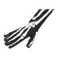 thumbnail image 4 of SEHIOZNI Under $5 Halloween Skeleton Gloves for Men Women, Full Finger Bone Long Arm Length Gloves for Halloween, Party, Dance, Costume Black, 4 of 5