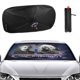thumbnail image 1 of Einstein Sombrilla Solar para Auto - Protector de Parabrisas Plegable | Cortina Solar Delantero | Bloqueo UV y Aislamiento de Calor 133x73cm, 1 of 6
