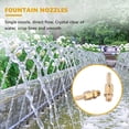 thumbnail image 2 of 10Pcs 1/8 Inch DN6 Brass Gushing Water Fountain Nozzles Universal Water Curtain Nozzle Landscape Garden F, 2 of 6