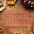 thumbnail image 5 of CIMAXIC Silicone Roasting Rack Kitchen Multipurpose Insulation Non-stick Roast Rack for Oven Pressure Cooker - 27x17.5x2.5cm (Red),10.63"X6.89"X0.98", 5 of 5