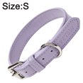 thumbnail image 2 of Collar de cuero para perros - Lindo collar de perro ajustable para perros pequeños y medianos, 2 of 5