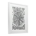 thumbnail image 2 of Holy Pepperoni Pizza White Framed Print Under Glass, 13 x 16, Made In USA, 2 of 8