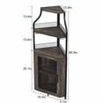 thumbnail image 4 of Corner Wine Bar Cabinet with Storage,Wine Rack Cabinet, 4 of 9