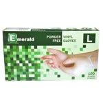Emerald Shannon Vinyl Powder-Free Exam Gloves - Large, 1000/case