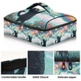 thumbnail image 2 of Iauyy Casserole Carrier for Hot Food Insulated Casserole Travel Carry Bag with Lid Food Warmer Bag for Party/Picnic,Rainbow Magic, 2 of 7