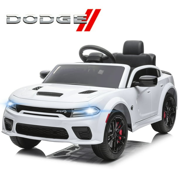 uhomepro 12 V Electric Ride on Car Licensed Dodge Charger SRT Hellcat ...