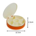 thumbnail image 2 of karymi Circular Portable Box Portable Packaging Box Sealed And Mini Box Portable Dispenser Box Wal&mart Deals, 2 of 2