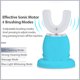 thumbnail image 2 of leyfeng Cepillo de dientes eléctrico en forma de U para adultos, cepillo de dientes automático recargable inalámbrico de 360 grados con temporizador automático de 30 s, resistente al agua IPX7, 2 of 8