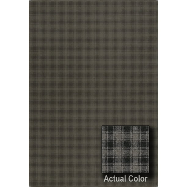 Milliken Imagine Area Rug HICKORY RUN Hickory Run Midnight Rows Plaid 2