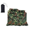 thumbnail image 1 of pitrice 6pack/lot Kayaking Rafting Floating Dry Bags 5L Capacity High Performance Smooth Face Easy Carrying Waterproof Dry Bags Dark Green, 1 of 6