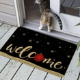 thumbnail image 3 of Christmas Door Mat Xmas Welcome Merry Christmas Mat Non-Slip and Washable Winter Doormat Rubber Back Santa Snowflakes Door Mat Rugs for Indoor Outdoor(, 3 of 6