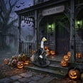 thumbnail image 6 of Halloween Goose Outfit Witch Lawn Porch Goose Clothes Fall Halloween Goose Costume for 23" Geese Outdoor Patio Yard Lawn Decoration, 6 of 8