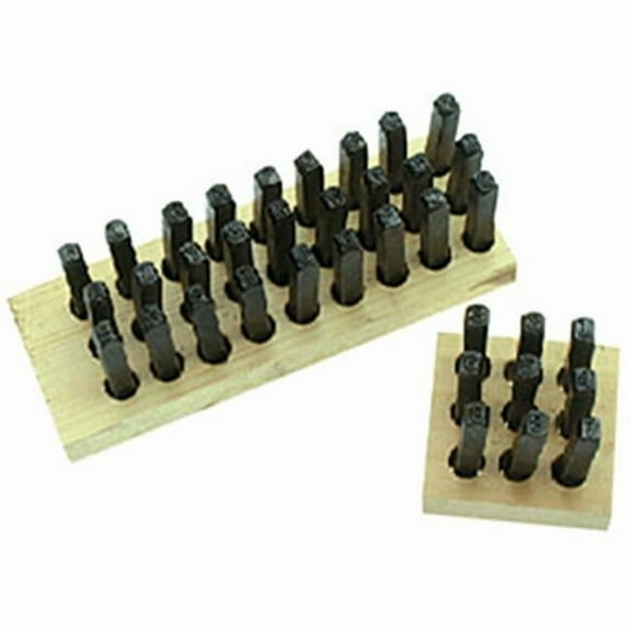 Atd Tools ATD-9600 3/16 Letter Stamp Set, 27 Pc.