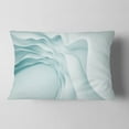 thumbnail image 2 of Designart Fractal Large Blue 3D Waves - Contemporary Throw Pillow - 12x20, 2 of 5