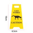 thumbnail image 4 of Señal Advertencia Patio Cat Vómito Cat/ Decorativo Funciones Multifunción Divertidas para Cats Dogs, 4 of 9