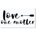 thumbnail image 6 of Love One Another Arrow Wall Sticker Vinyl Letters Decals Home Décor, 23x10-Inch Black, 6 of 6