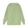 thumbnail image 5 of Bnwani Girls Sweatshirt Crew Neck Long Sleeve Half Zip Fleece Sweatshirt Plain Pullover Size 7-8, 5 of 7