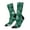 2 Black-2, variant on Christmas Trees Pattern Sport Socks for Women and Men Crew Socks Sporty Calf Socks Casual Socks