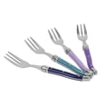 thumbnail image 2 of French Home Set of 4 Cake Forks - Plum Rose, 2 of 5