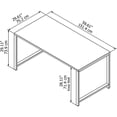 thumbnail image 4 of Bush Business Furniture 400 Series 60" x 30" Table Desk in White, 4 of 4