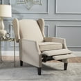 thumbnail image 3 of Weyland Contemporary Fabric Recliner, Wheat, 3 of 9