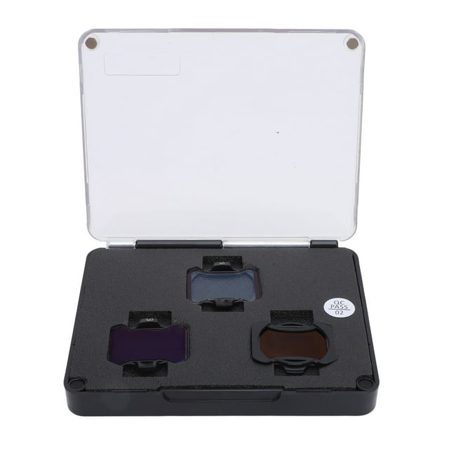UV CPL ND Filters Kit, Multi Coated HD Optical Glass Drone Lens Filter Kit Enhance Color ABS Frame 3Pcs Scratch Resistant Ultra Thin for Outdoor