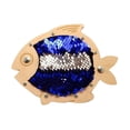 thumbnail image 1 of Tablero sensorial de juguete de madera para manualidades, piezas para actividades de aprendizaje, juguete educativo para edades tempranas, portátil, pescado azul CUTICAT tablero ocupado, 1 of 8
