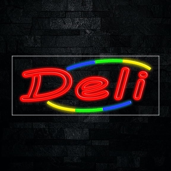 Deli-LED Neon Sign 30"L x 12"H #30779
