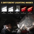 thumbnail image 2 of Luz de trabajo recargable LED WEIHJMXG con base magnética y gancho, 2 of 5