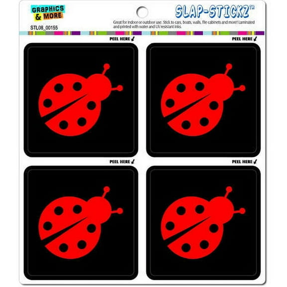 Ladybug Lady Bug Automotive Car Window Locker Bumper Stickers