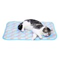 thumbnail image 3 of Esterillas impermeables de seda fría de verano para perros gatos sofá Azul 70x100cm Zulema camas de enfriamiento, 3 of 8