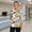 Dark Green, variant on KLHDSF Womens Halloween Scrub Top With 2 Pockets Cartoon Print V Neck 3/4 Sleeve T-shirt Side Slit Casual Fall Daily Workwear Yellow L