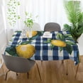 thumbnail image 3 of Yayeee Tablecloths 60" x 90" Rectangle Wrinkle Resistant Party Table Cover, Cartoon Beige Lemon, 3 of 8