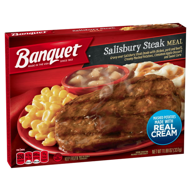 Banquet Salisbury Steak Meal, 11.88 oz.