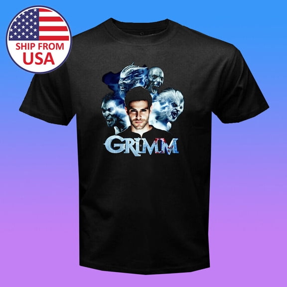 Grimm Drama TV Men's Black T-Shirt Size S-5XL